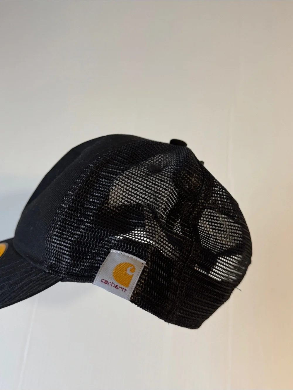 NWT Carhartt Force Black Mesh Trucker Hat Cap Snapback Rugged Workwear OSFA